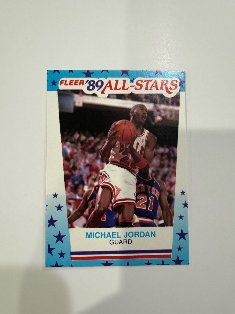Fleer '89 All-Stars Trading Card - Blue Star Border